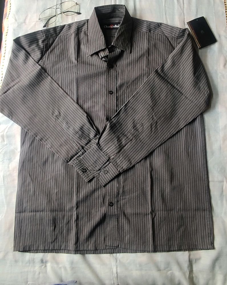 Chancellor India Men&#39;s Formal Shirt Brown