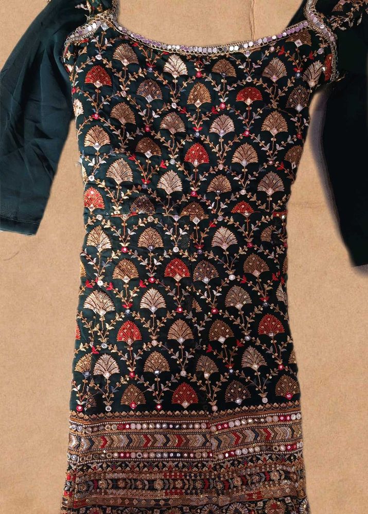 Goregious Green Colour Kurti