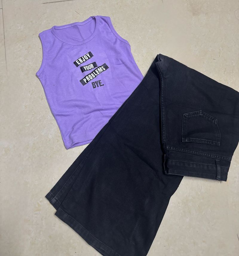 Tank Top &amp; Jeans Set