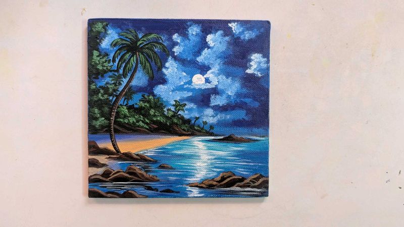 Mini Coastal Painting