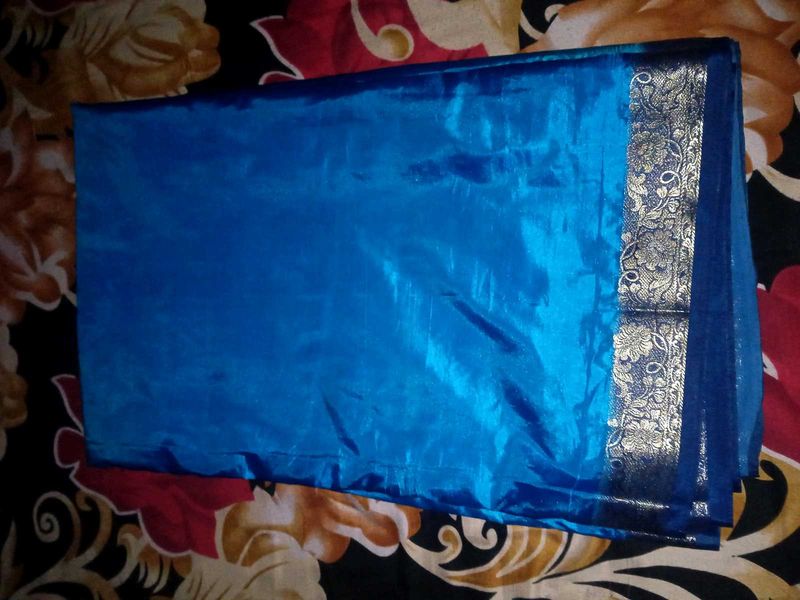 Blue Silk Saree