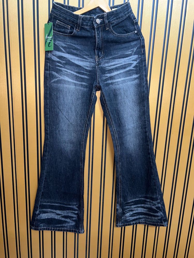 Flared Denim Jeans