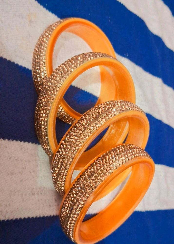 2.6 Size  Pastic Stone Bangles