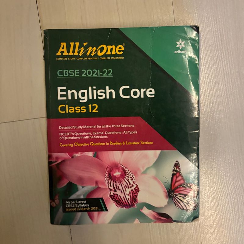 All In One English Core Book Cbse Class 12