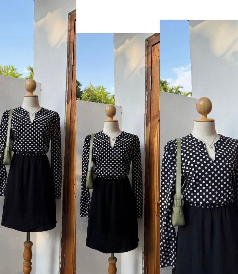B/W Mini Dress!