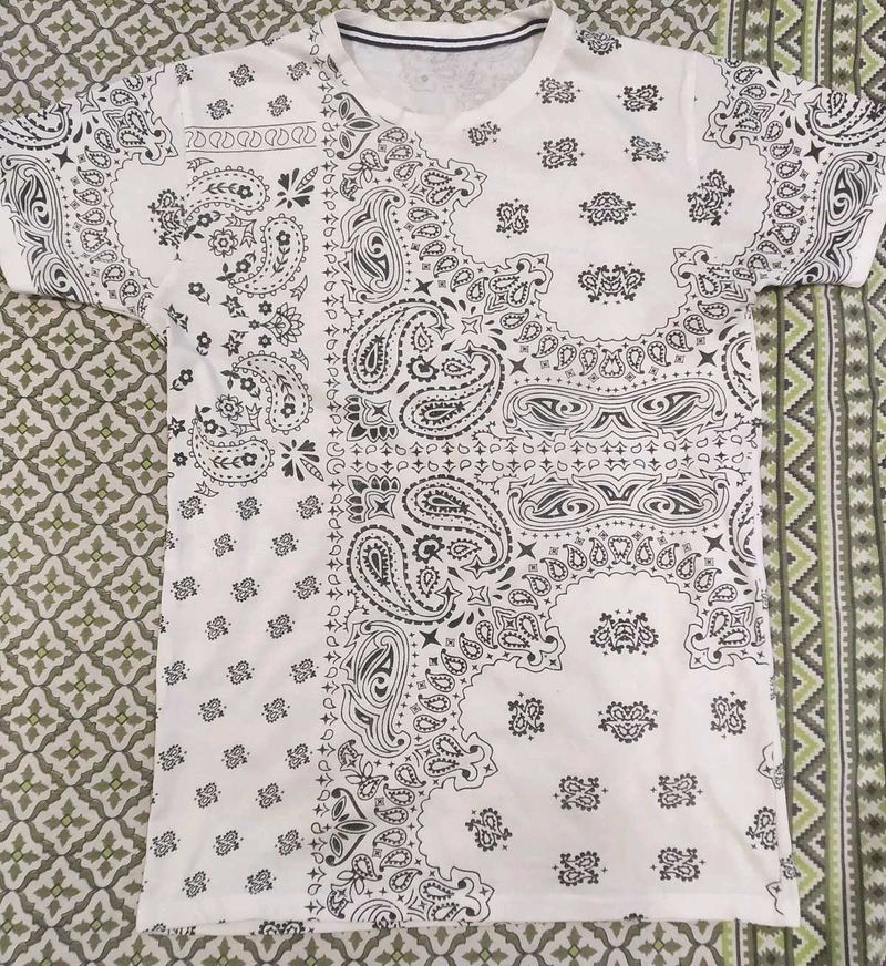 Ethic Designer Printed T-shirt For Casual Used