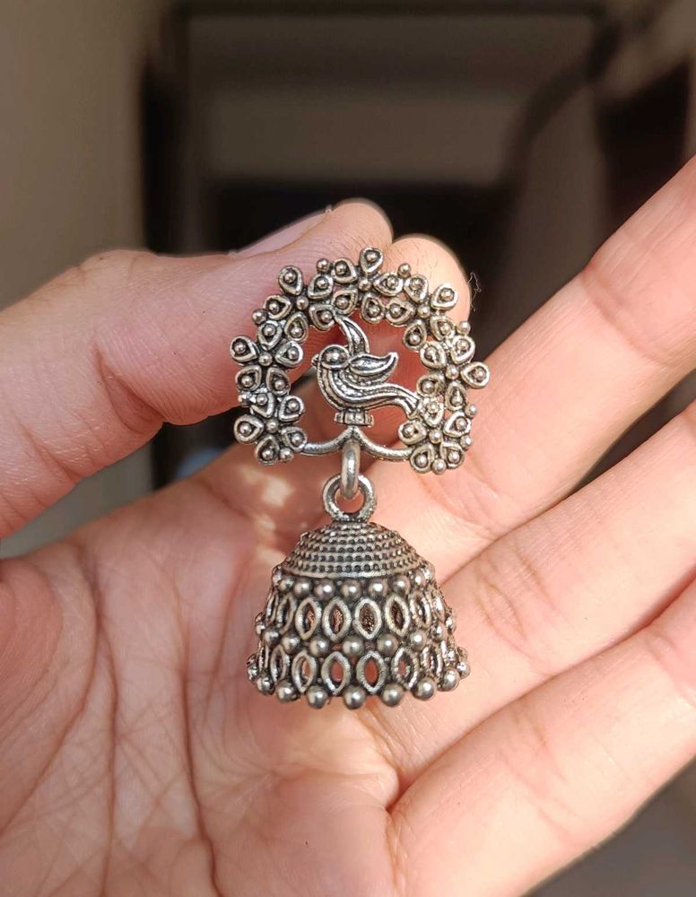 Oxidised Jhumka