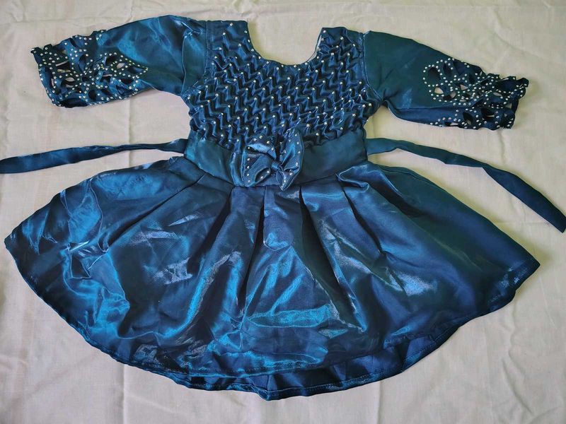 Elegant Blue Kids Dress