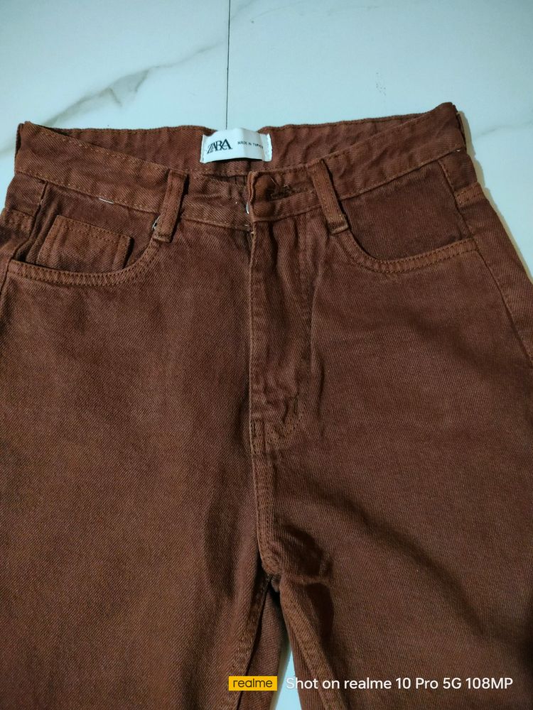 Brand New High Waist Zara Jeans