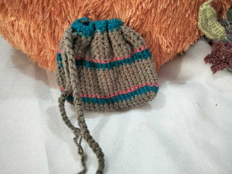 #crochet #potlibag #pouch
