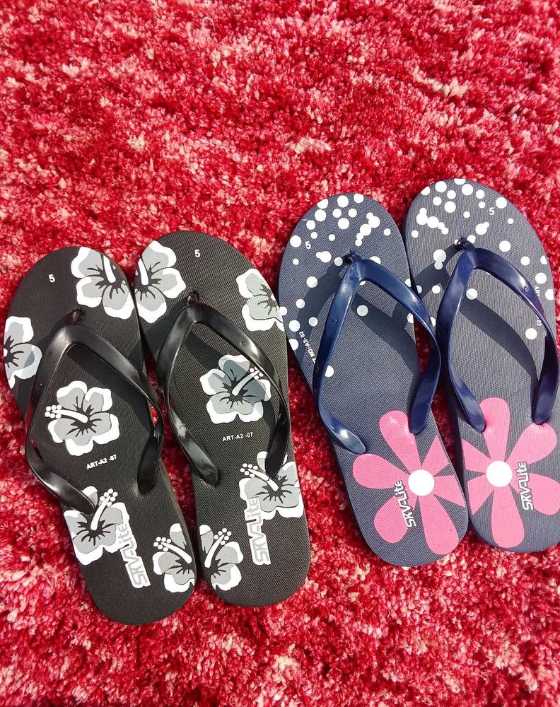 Cute Floral Flip Flops Combo