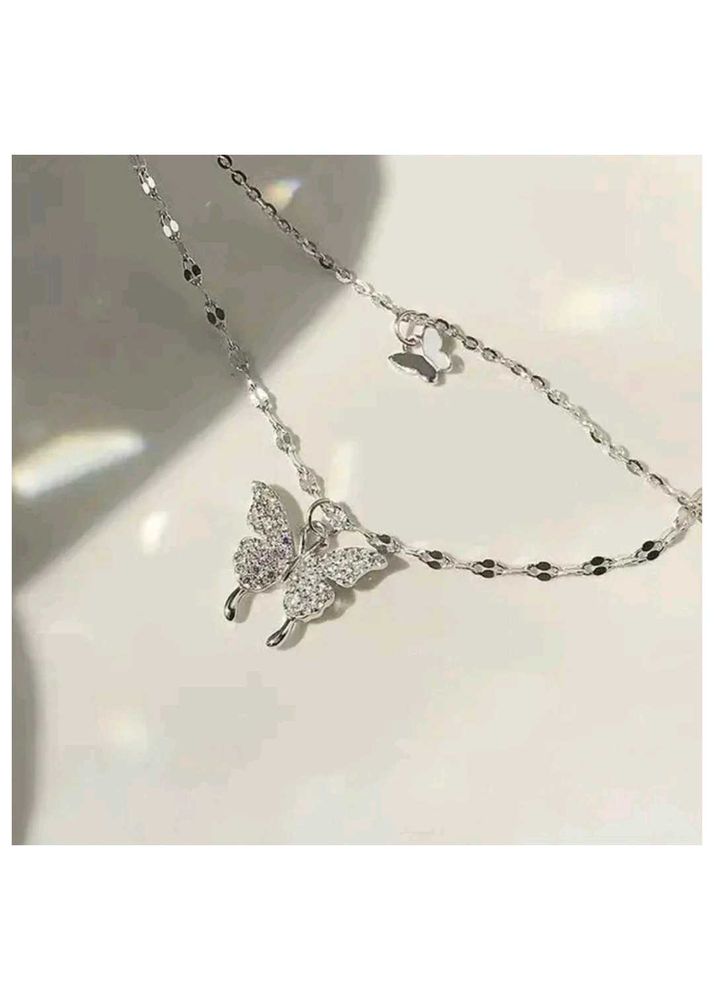 Layered Butterfly Necklace