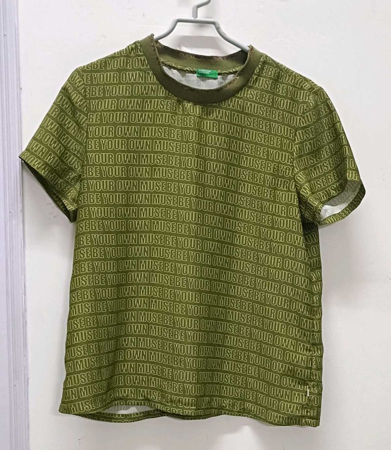 Olive &#39;Be Your Own Muse&#39; Tee