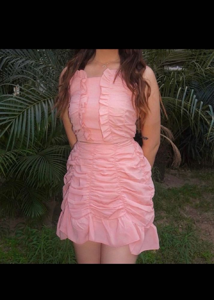 Peach Mini Co Ord Set