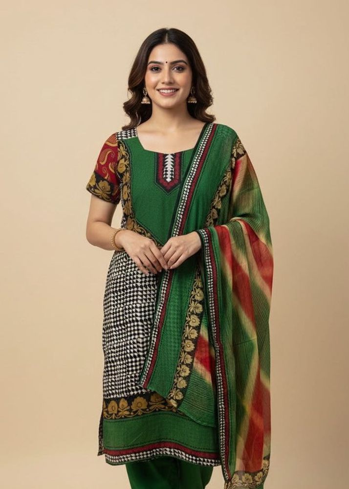 Ethnic Green Kurta set