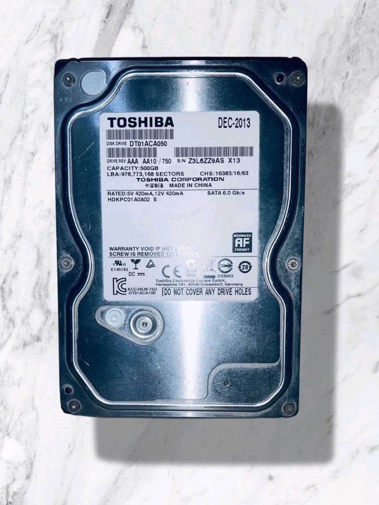 Toshiba DT01ACA050 500 GB Hard Drive