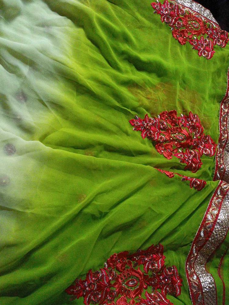 Dual Colour Beautiful Saree😍😘.