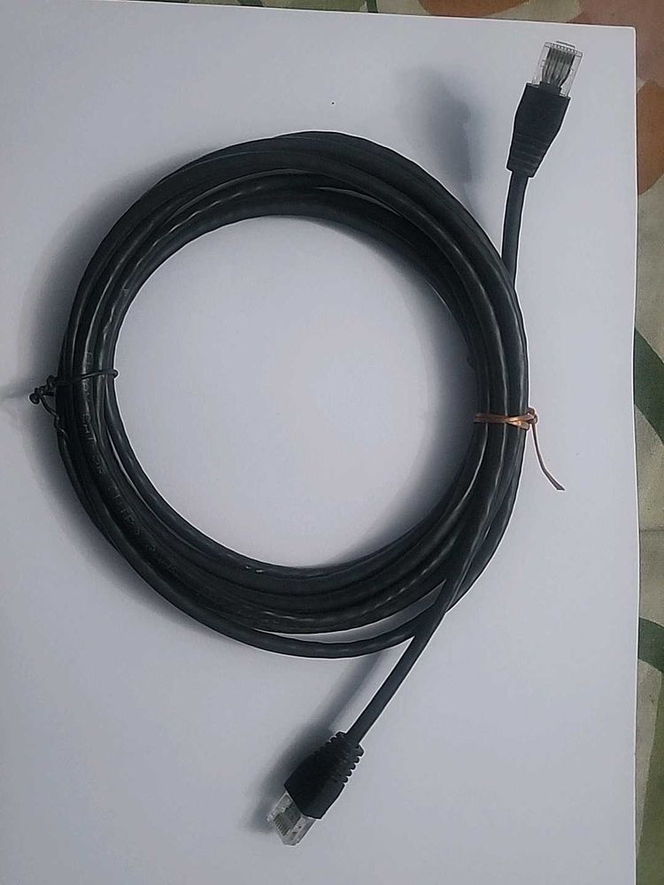 Ethernet Black CAT Cable 4pair