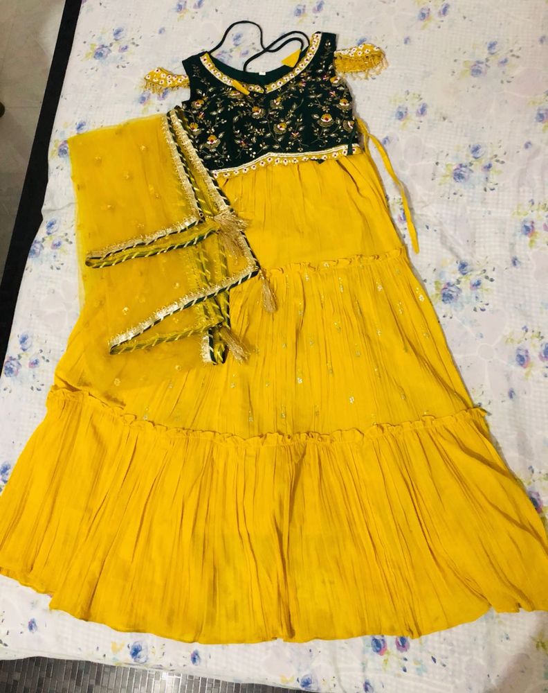 Women’s Lehenga Choli❤️(mehndi Haldi Edition)