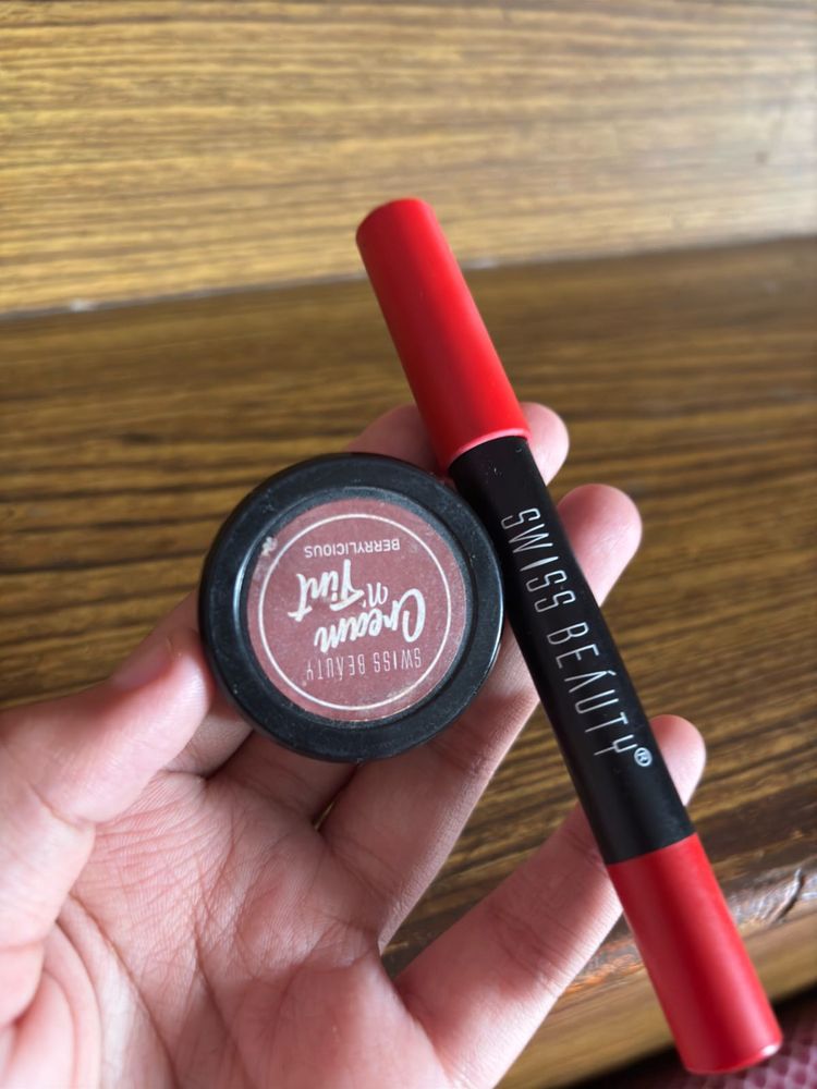 Swiss Beauty Blush &amp; Lipstick Combo