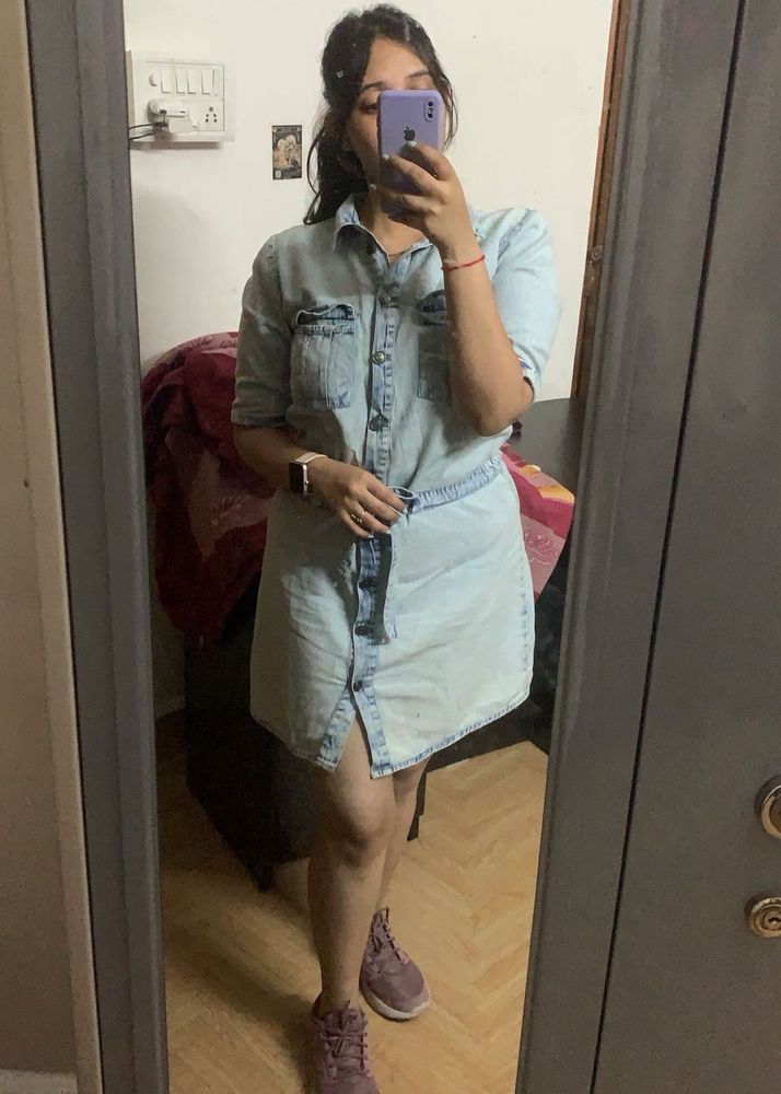 Denim Mini Dress