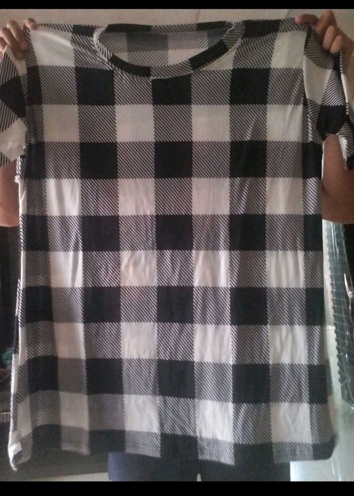 PLUS SIZE Checked Cordset