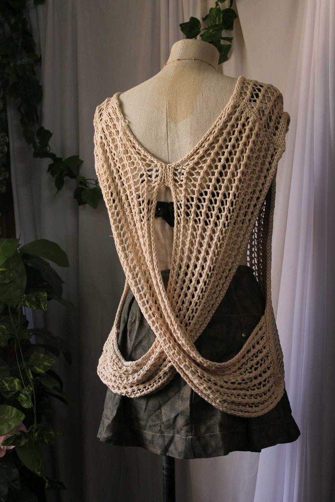 Crochet Knit Top