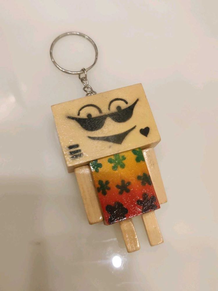 Cool Wooden Keychain