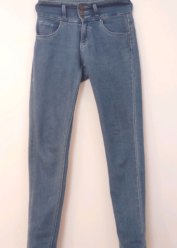 SKINNY FIT HIGH RISE JEANS