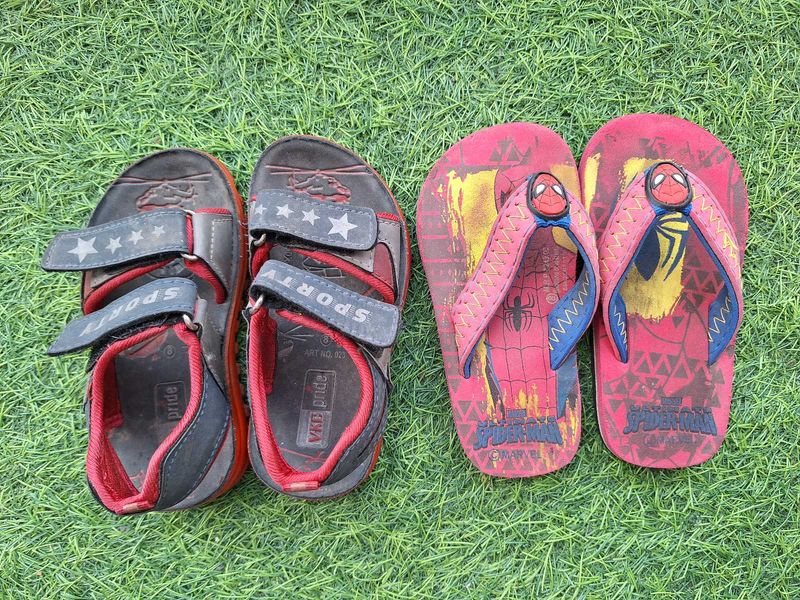 Boys Footwear 2 Pairs Size 6.5 Inches