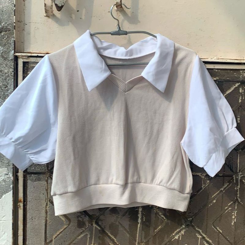 Collared Knit Top💗