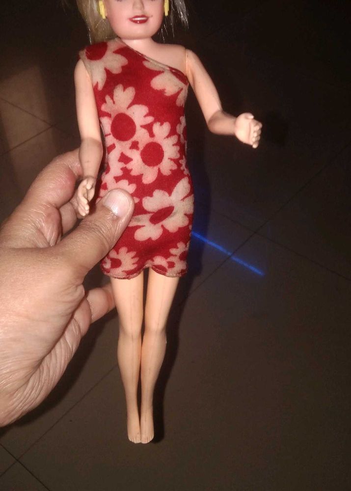 Barbie Doll in Floral Dress