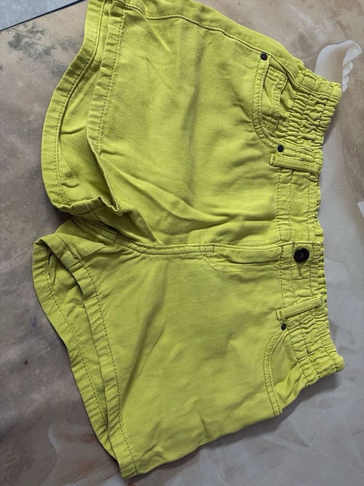 Only Kids Neon Casual Shorts