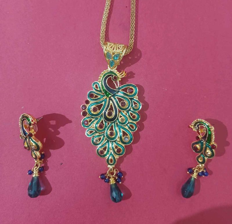 Peacock Jewelry Set