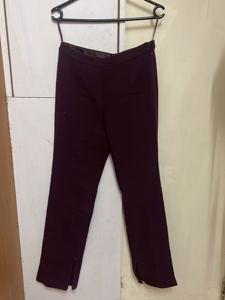 New Burgundy/Maroon Formal Pants