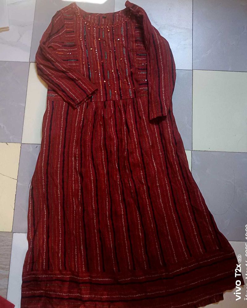 A Line Kurti For Women
