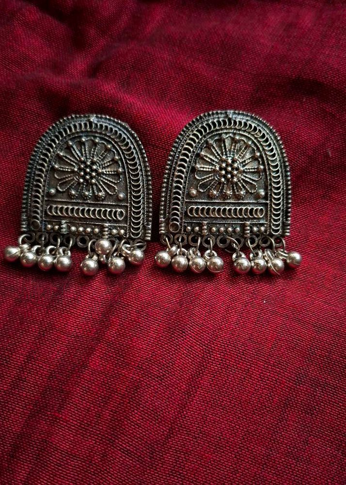 oxidized earrings
