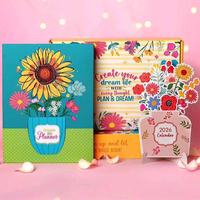 Dream Life Undated Planner &amp; 2026 Calendar