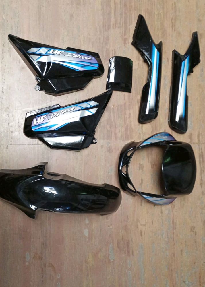 HERO HF DELUXE 3D BLK/BLUE BODY KIT