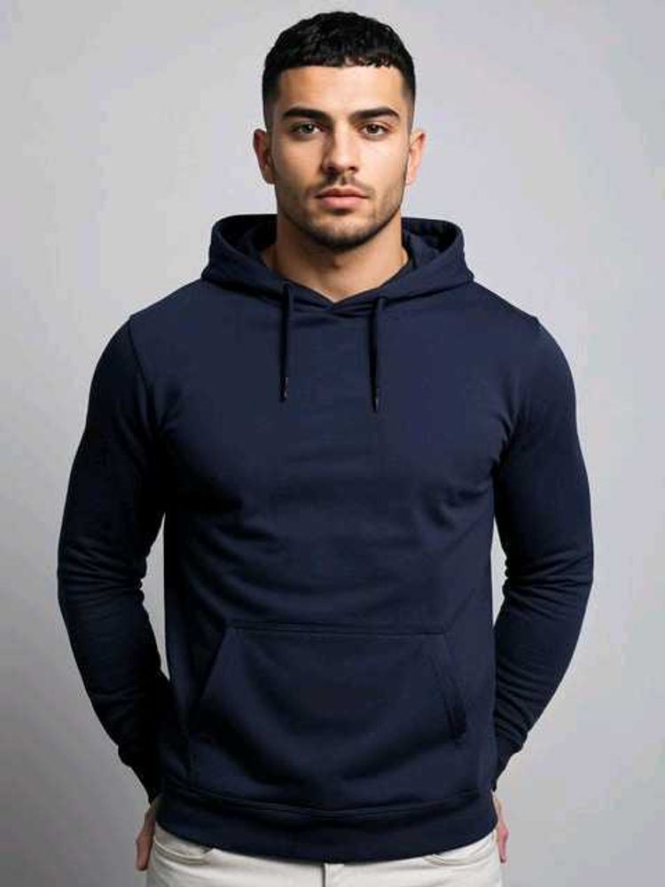 Adro Navy Blue Men's Hoodie