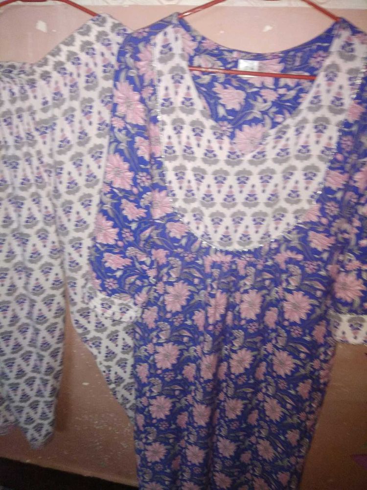 Floral Print Kurta Set