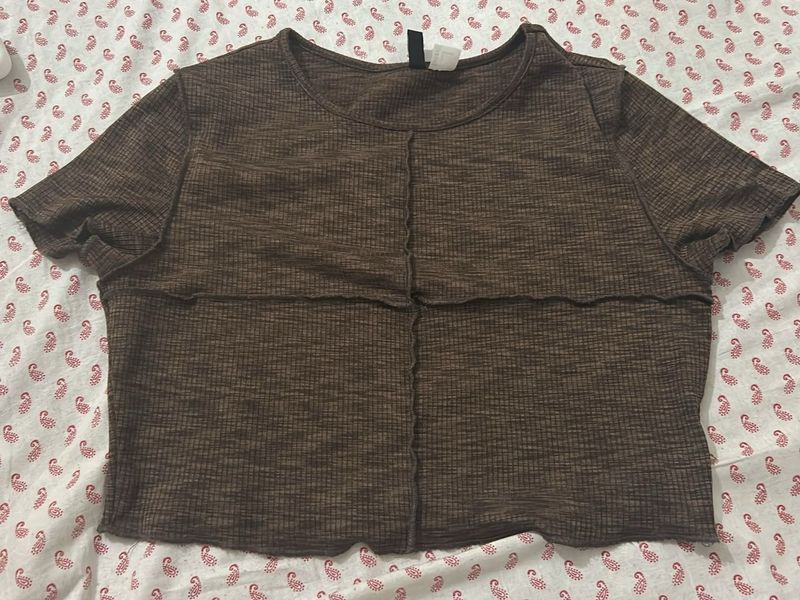 Coffee brown H&amp;M top