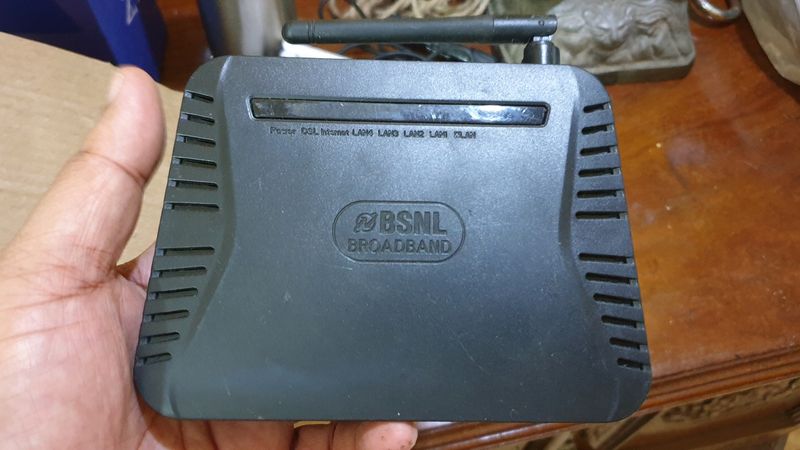 Original BSNL WIFI modem ROUTER with adapter