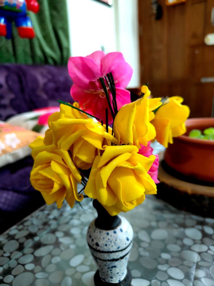 Beutiful Yellow &amp; Pink Flowers