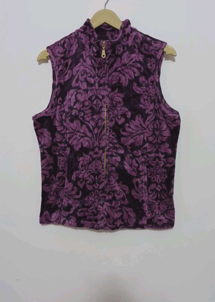 Velvet Winter Top...sizec38 To 40 Fit