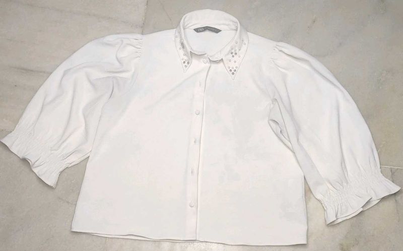 Zara White Top
