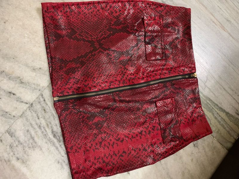 Snake Print Mini Skirt