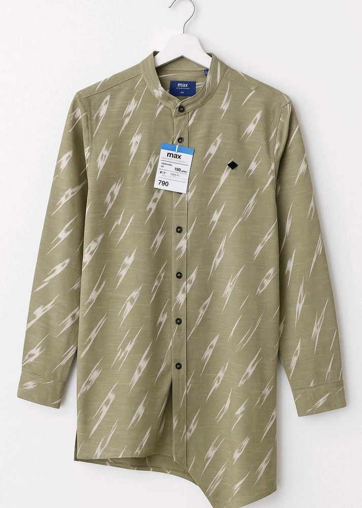 Stylish Men&#39;s Casual Cotton Kurta Shirt