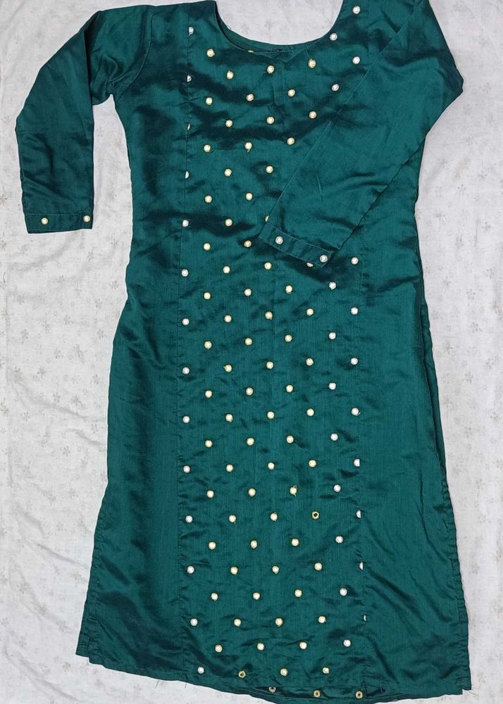 Deep Green Kurti