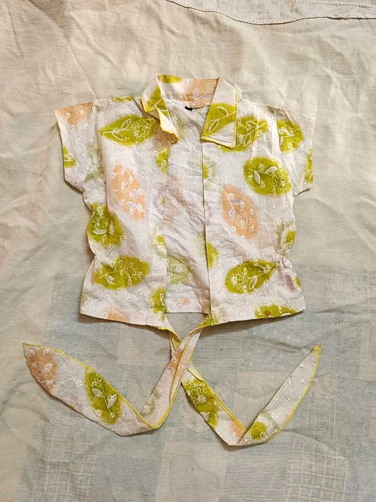 Stylish Cotton Knot Shirt